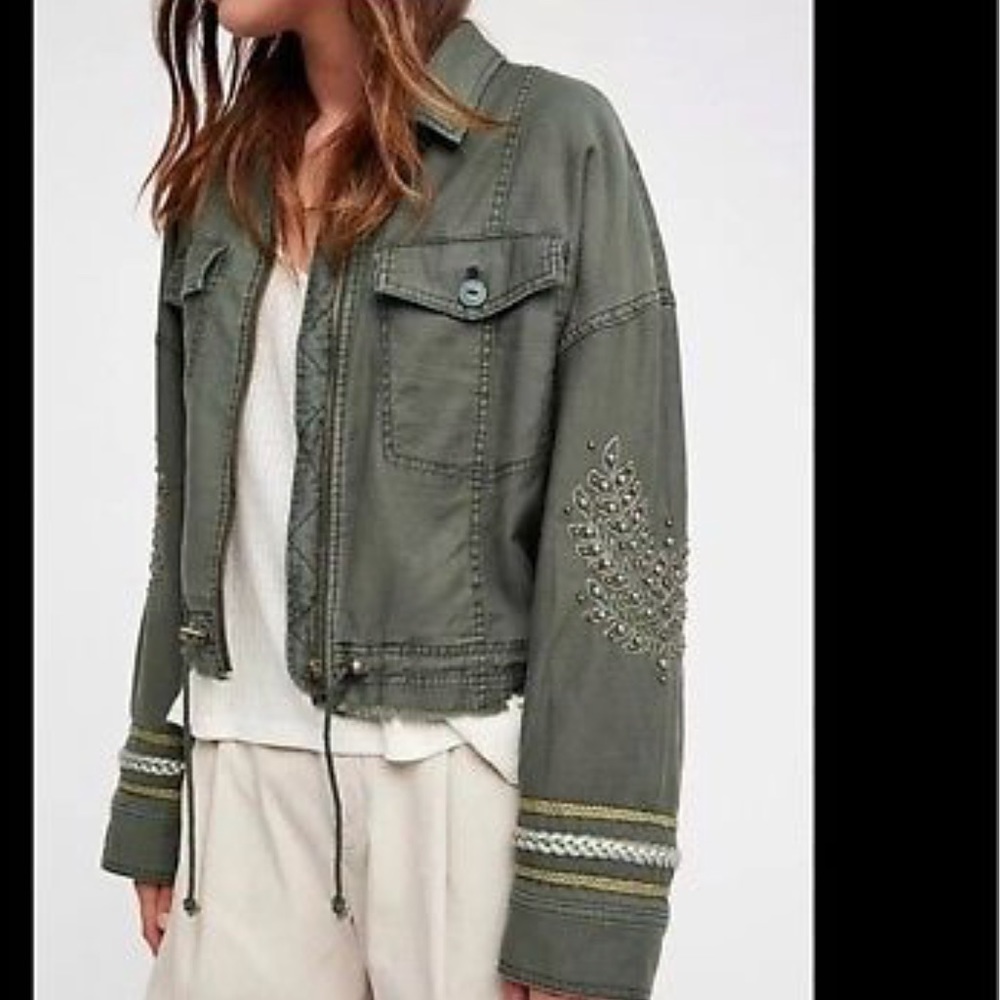 Free people Extreme Cropped Jacket